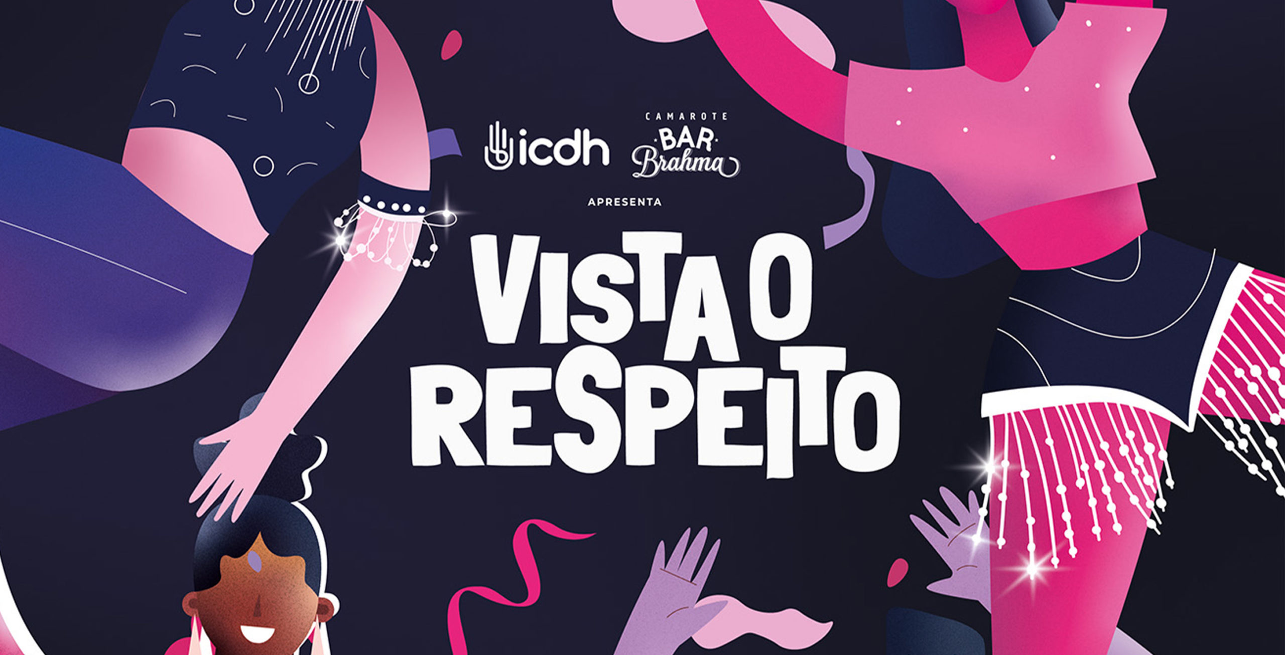 Transformando o Carnaval: ICDH lidera iniciativa “Vista o Respeito” no Camarote Bar Brahma.